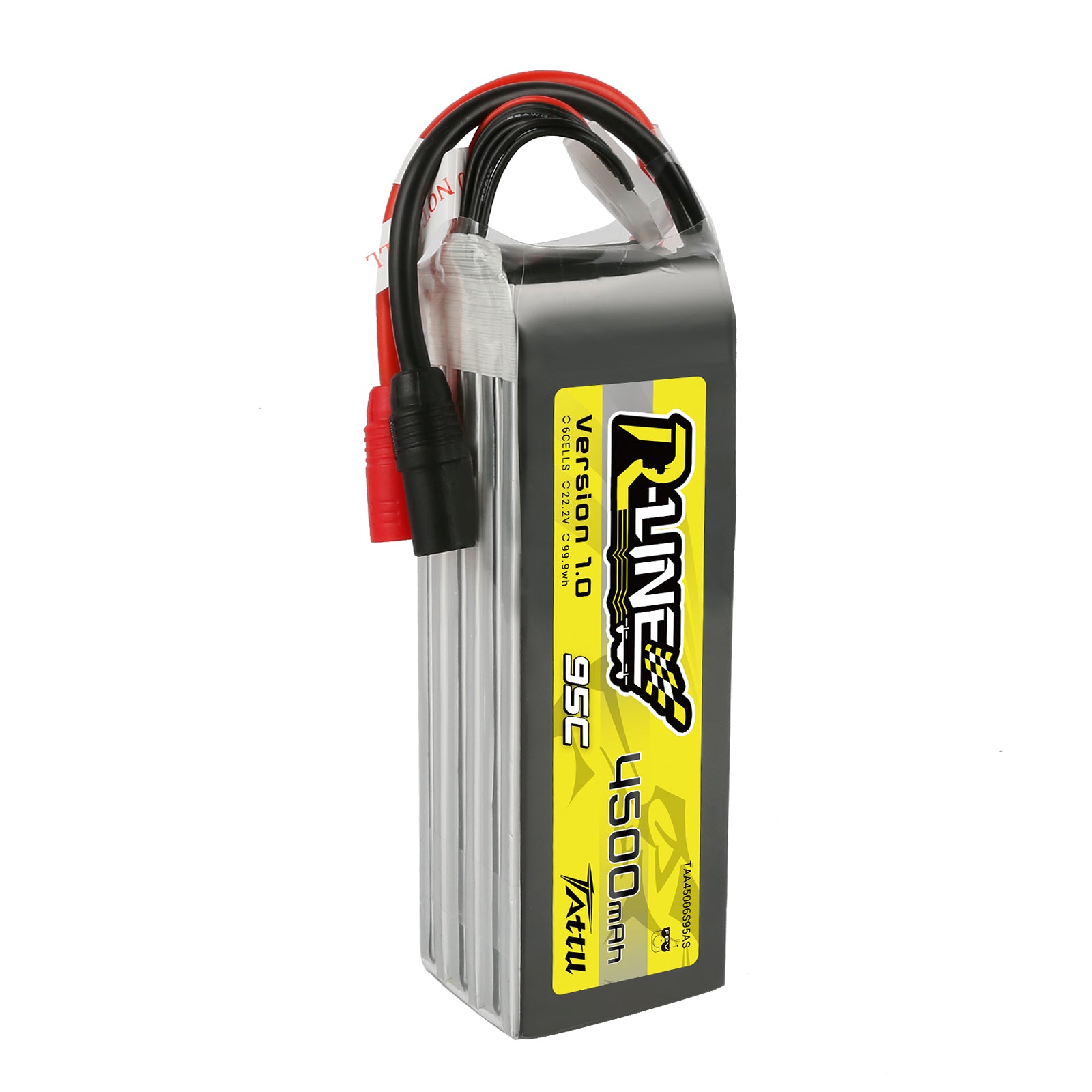 Tattu R-Line 4500mAh 6S batterie LiPo 95C AS150