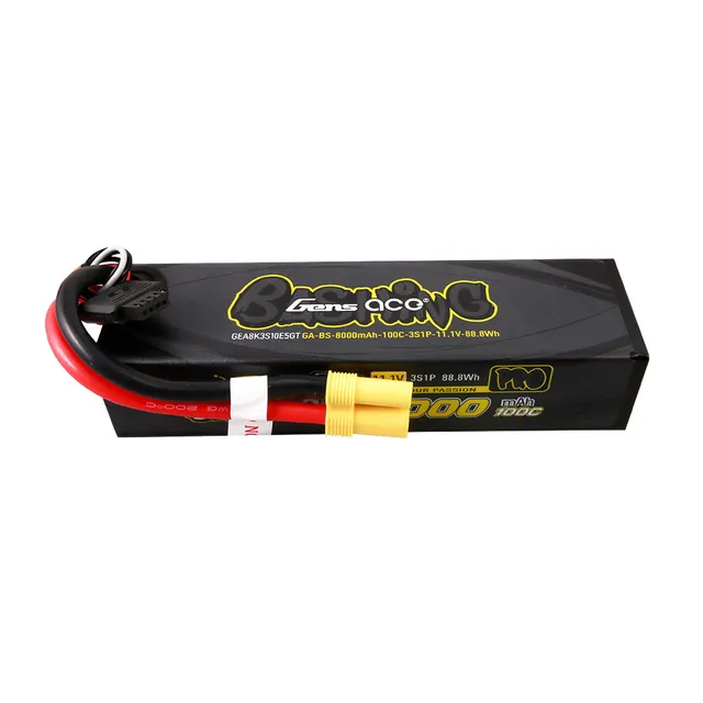 Gens Ace Bashing Pro 8000mAh 3S batterie LiPo 100C EC5