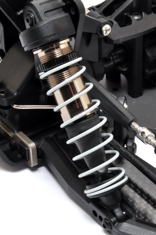 Hobao UPGRADES OP1-0074 TT 2.0 ressort amortisseur gris x2
