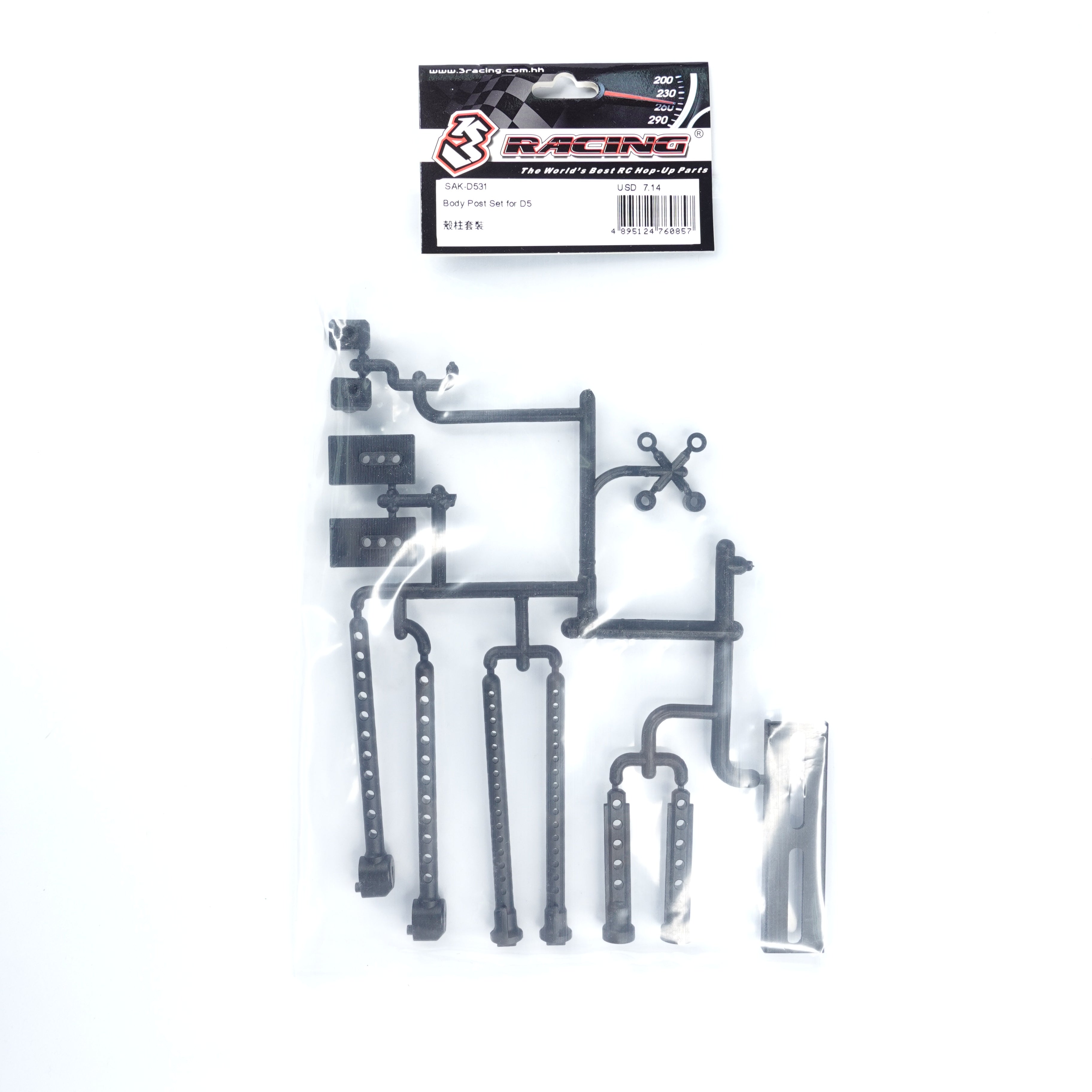 3Racing Sakura SAK-D531 supports carrosserie D5S drift 1/10