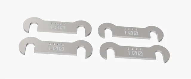3Racing Cero SAK-C168C cale suspension basse 1.0mm