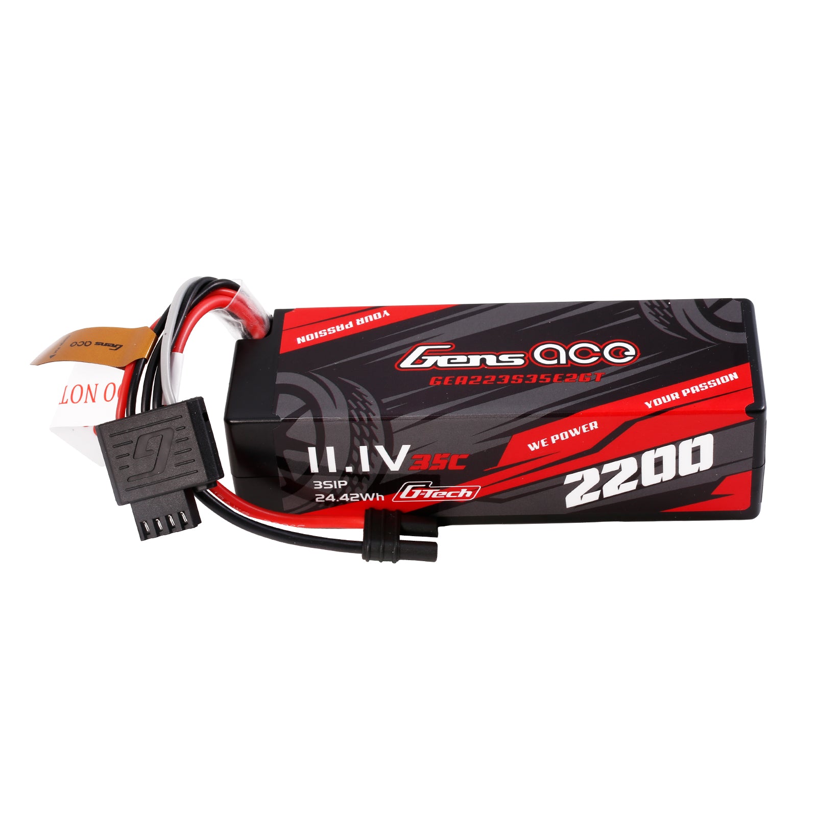 Gens Ace Car Classic 2200mAh 3S batterie LiPo 11.1V IEC2