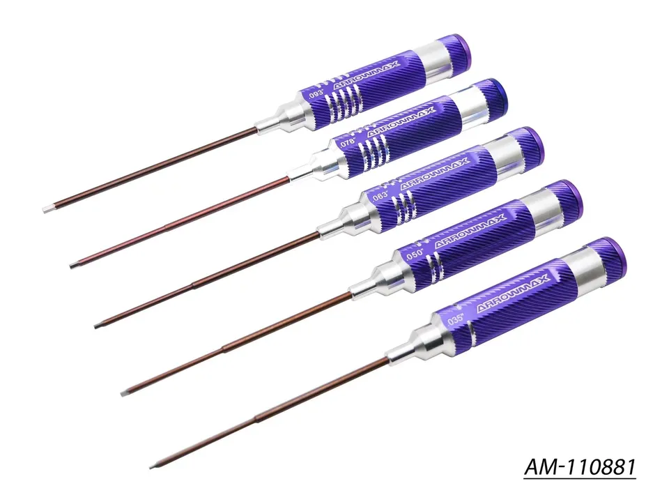 Arrowmax Tools Set Clés Allen 5 Pièces 120mm US