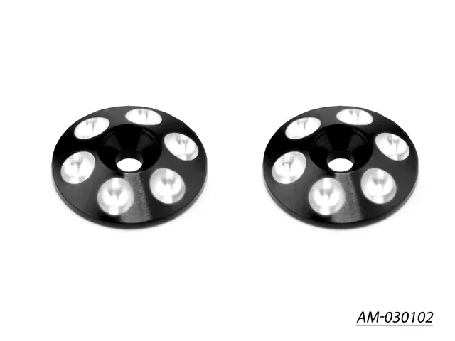 Arrowmax Accessories AM-030102 cales aileron alu noires lot 2