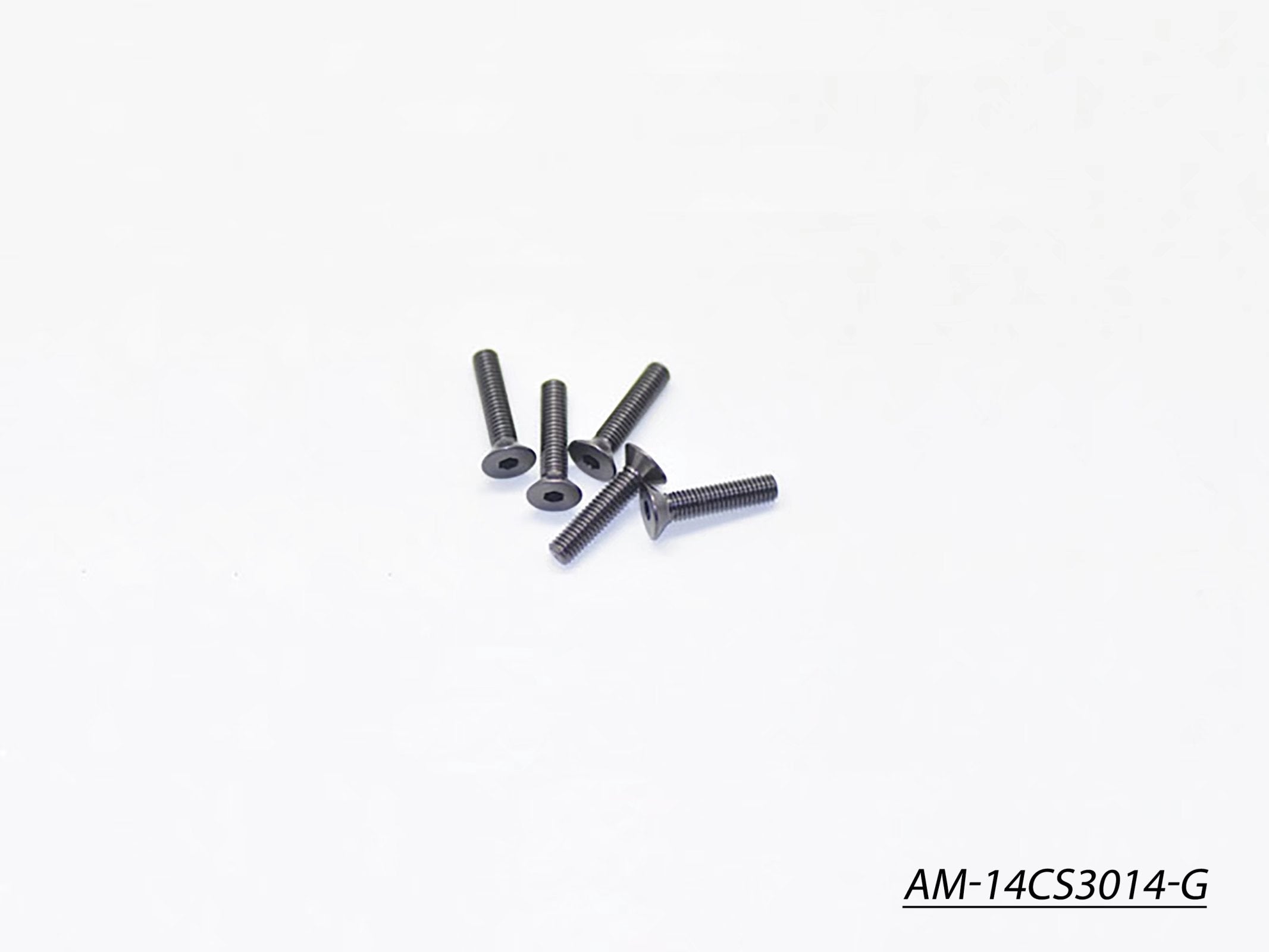 Arrowmax AM-14CS3014-G vis alu fraisée M3x14 grise x5