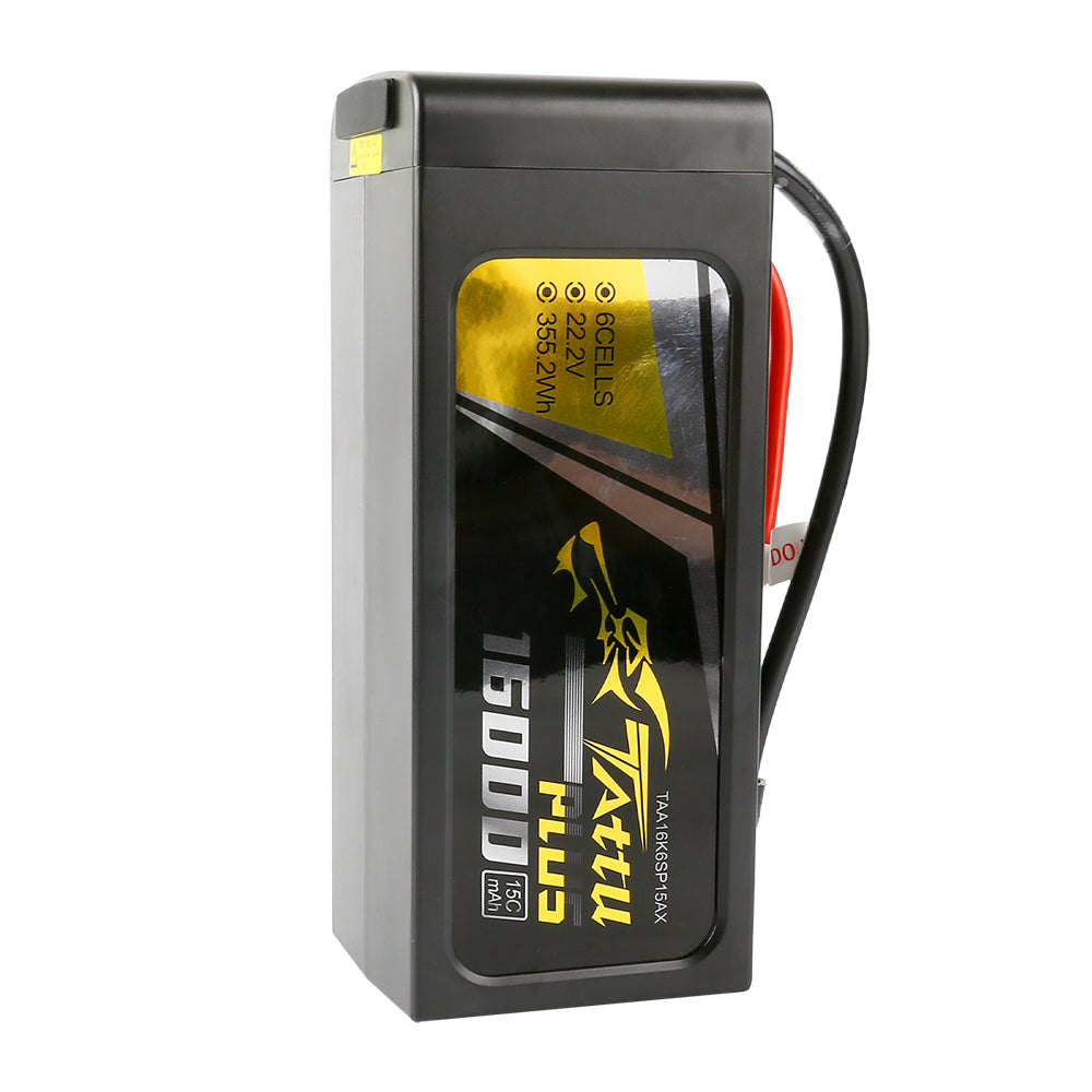 Tattu Plus 16000mAh 6S batterie LiPo AS150 15C