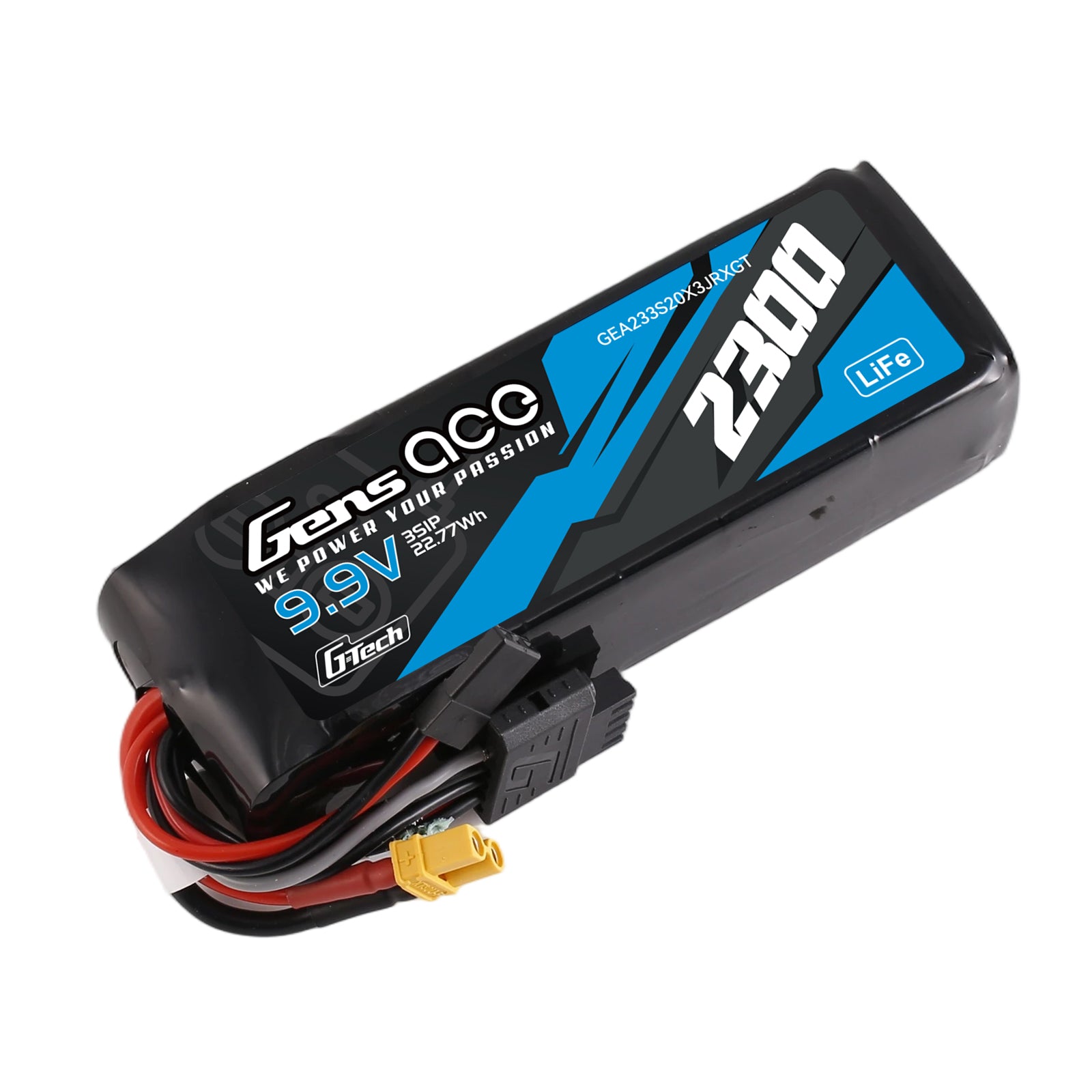 Gens Ace TX/RX batterie LiFe 3S 2300mAh XT30 radio