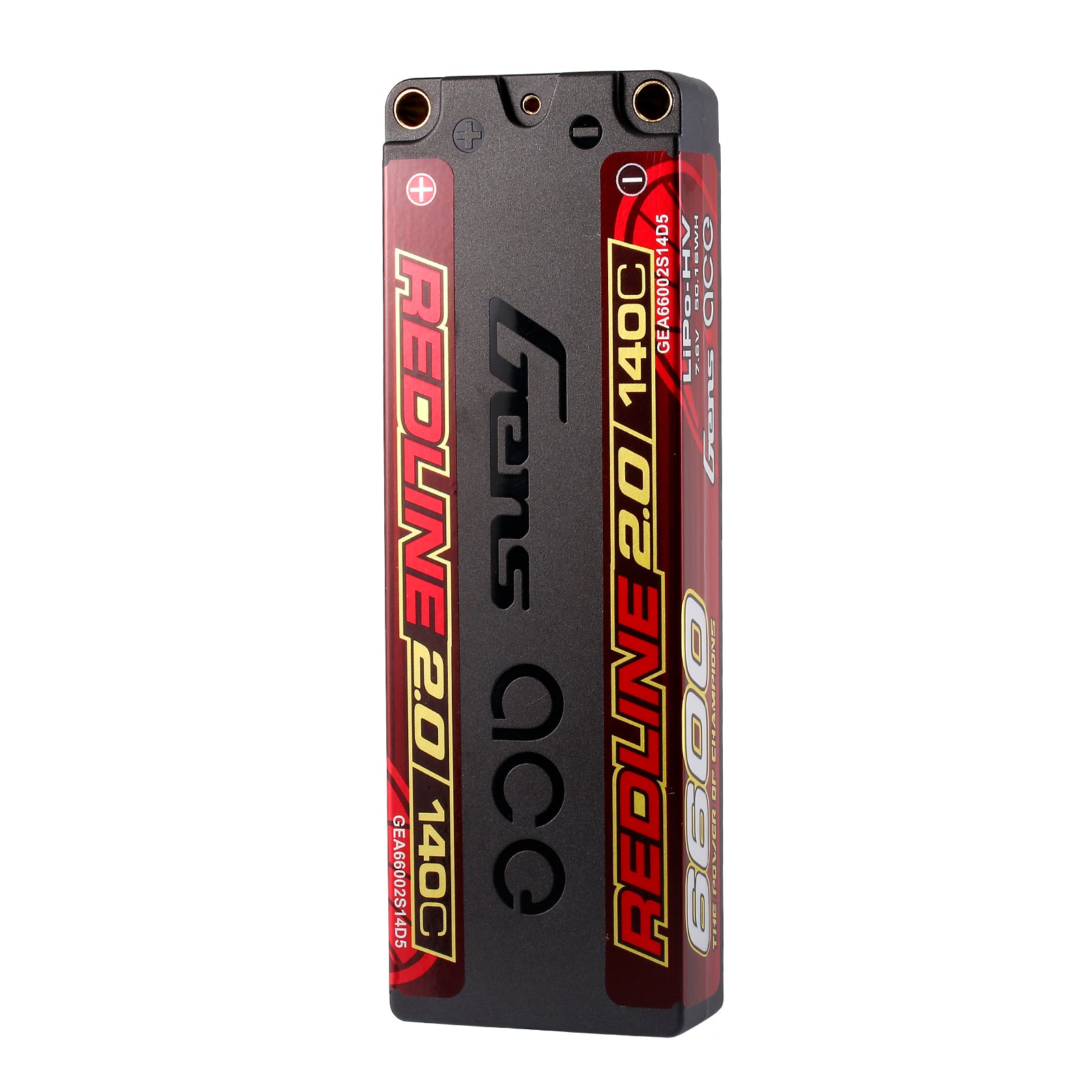 Gens Ace Redline 2.0 batterie LiPo 6600mAh 2S 140C HV 7.6V