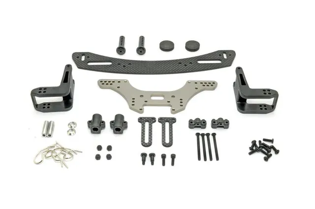 Hobao 85171 kit support carrosserie arrière VTE pièce alu