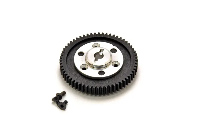 Hobao 22310 poulie 60T M0.8 + support alu