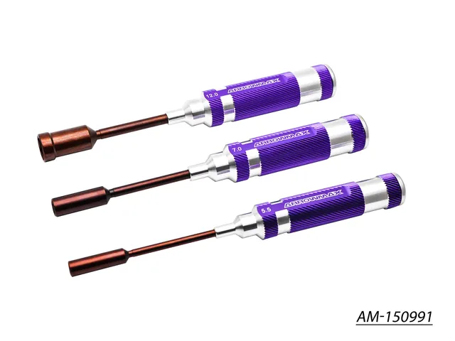Arrowmax Tools Set clés à douille 5.5 7.0 12mm x100mm lot 3