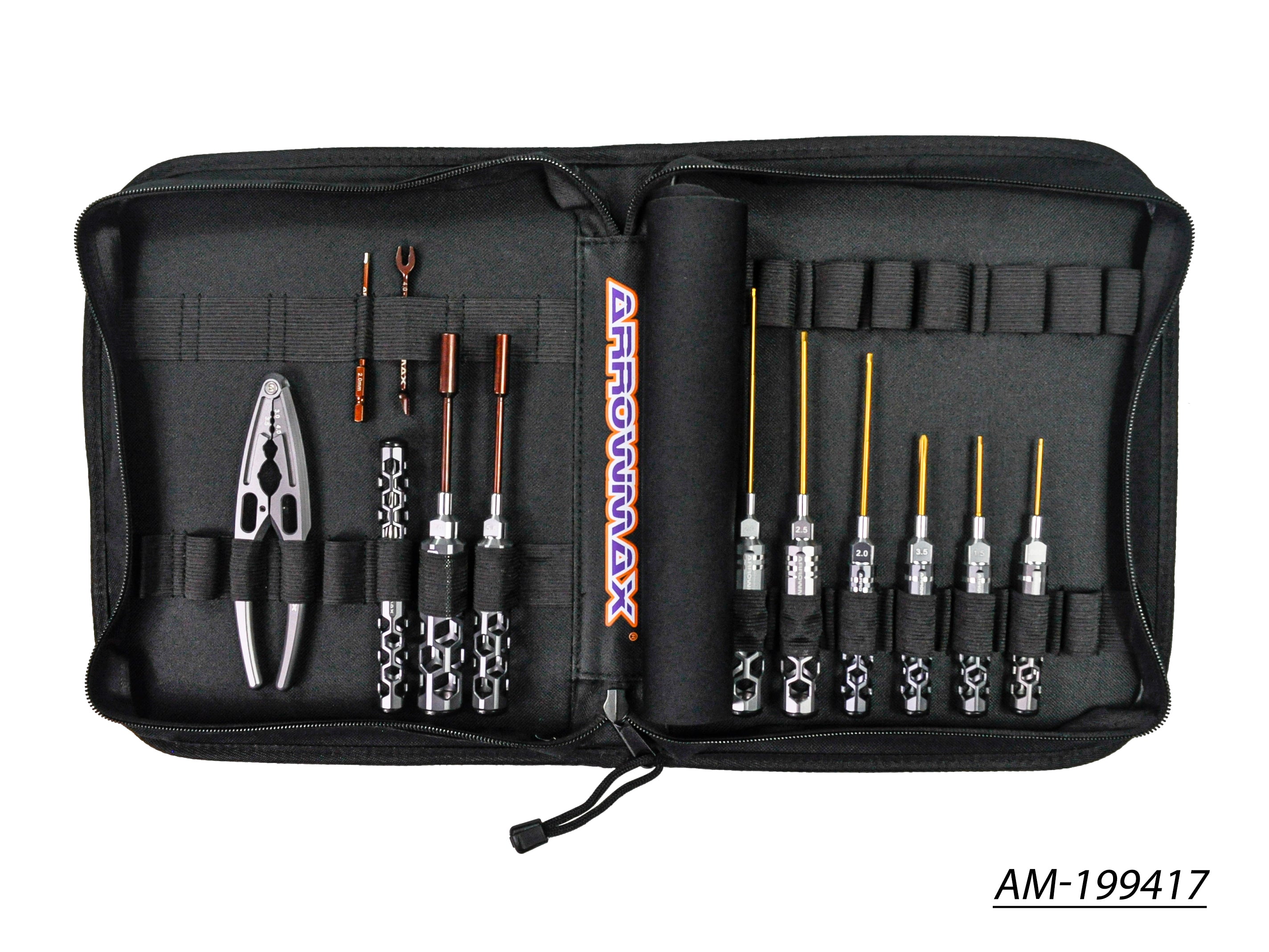 Arrowmax Tools Set AM-199417 set outils nid d'abeille 1/10 12pcs
