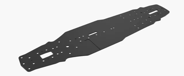 3Racing Cero SAK-C157B Châssis Fibre Cero FWD Sport