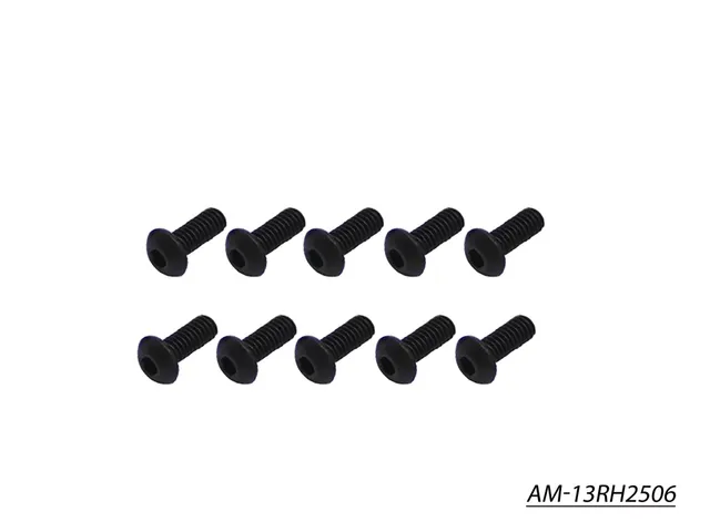 Arrowmax Screws AM-13RH2506 vis Allen ronde M2.5x6 x10