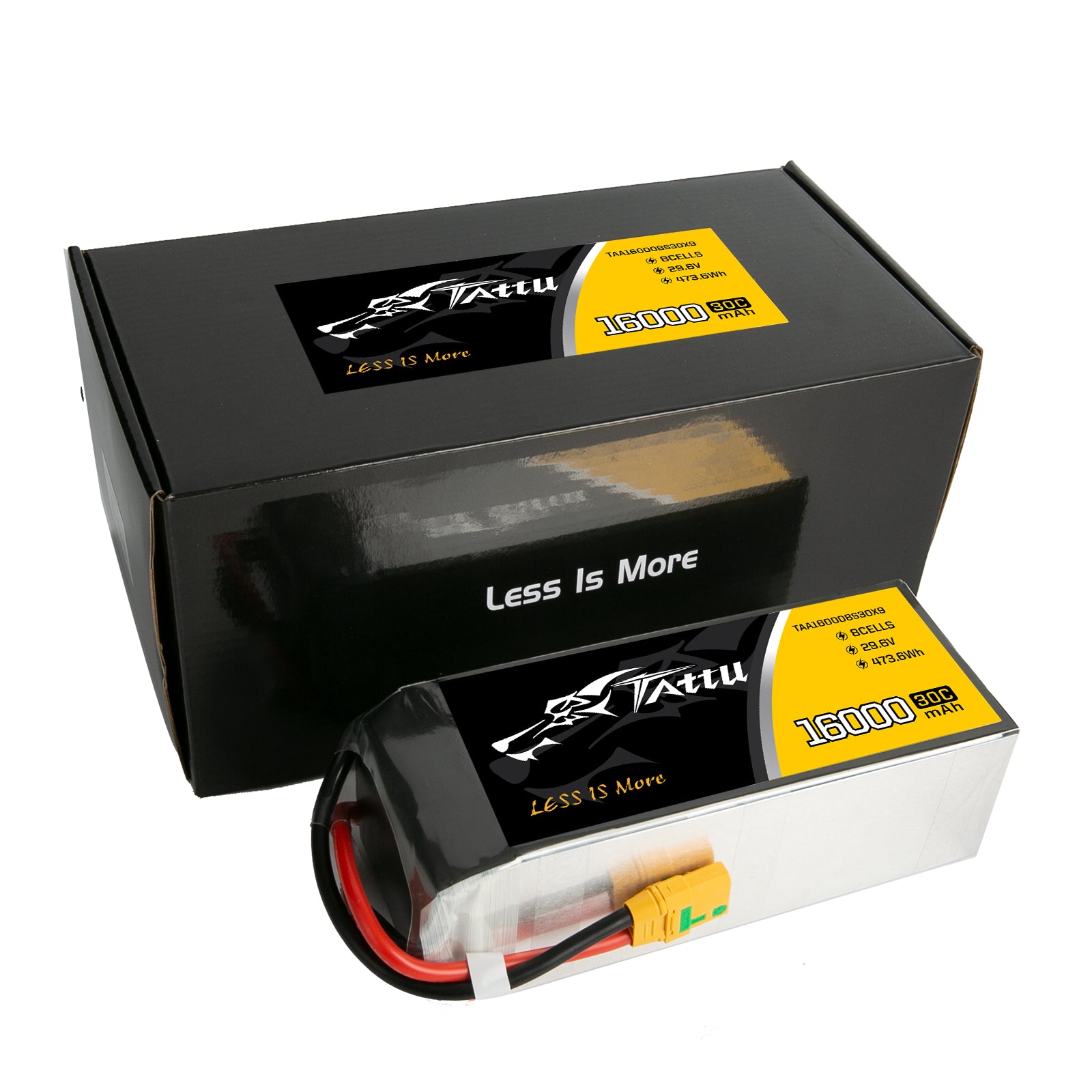 Tattu UAV Classic Batterie Lipo 8S 16000mAh 29.6V XT90-S