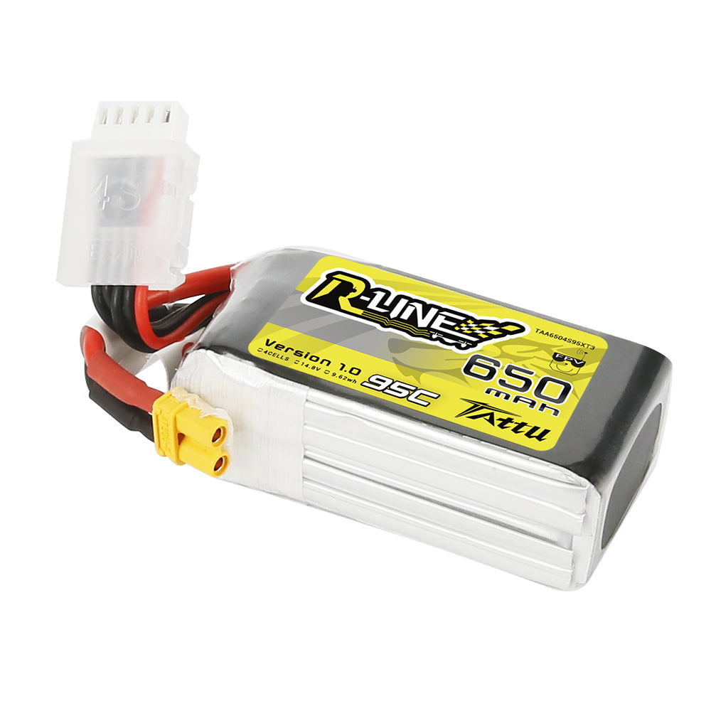 Tattu R-Line 650mAh 4S 95C batterie LiPo XT30