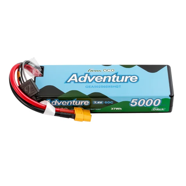 Gens Ace Adventure 5000mAh 2S batterie LiPo XT60 60C