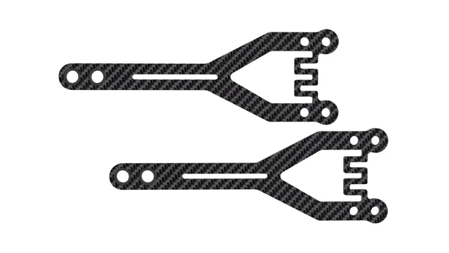 3Racing Cero SAK-Z125A Platine supérieure 1.6mm C-FRP x2