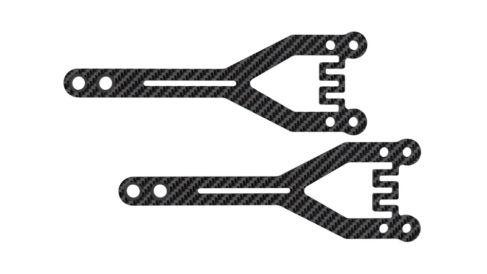 3Racing Cero SAK-Z125A Platine supérieure 1.6mm C-FRP x2