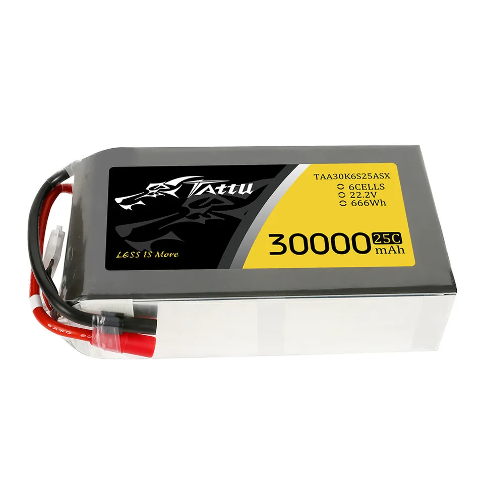 Tattu UAV Classic 30000mAh 6S 25C batterie Lipo drone