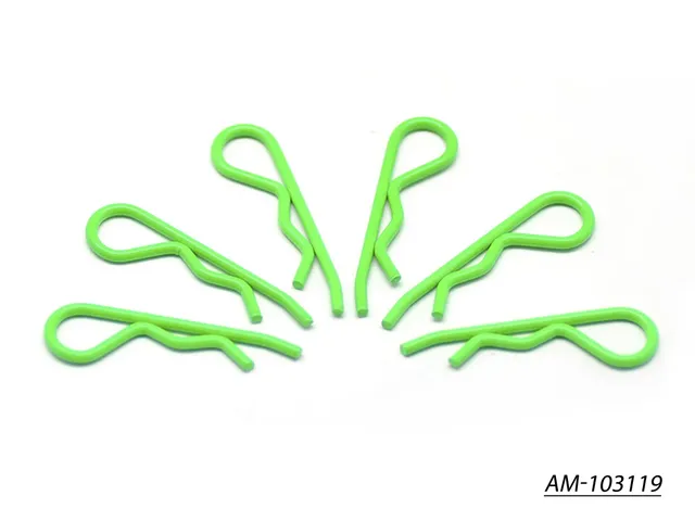Arrowmax Body Clip AM-103119 clips 1/8 vert fluo x6