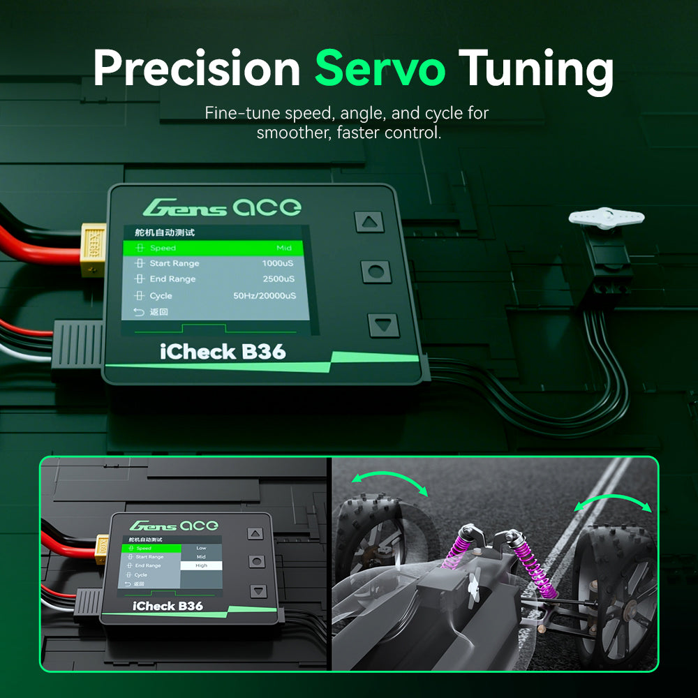 Gens Ace iCheck B36 testeur batterie LiPo 1-8S