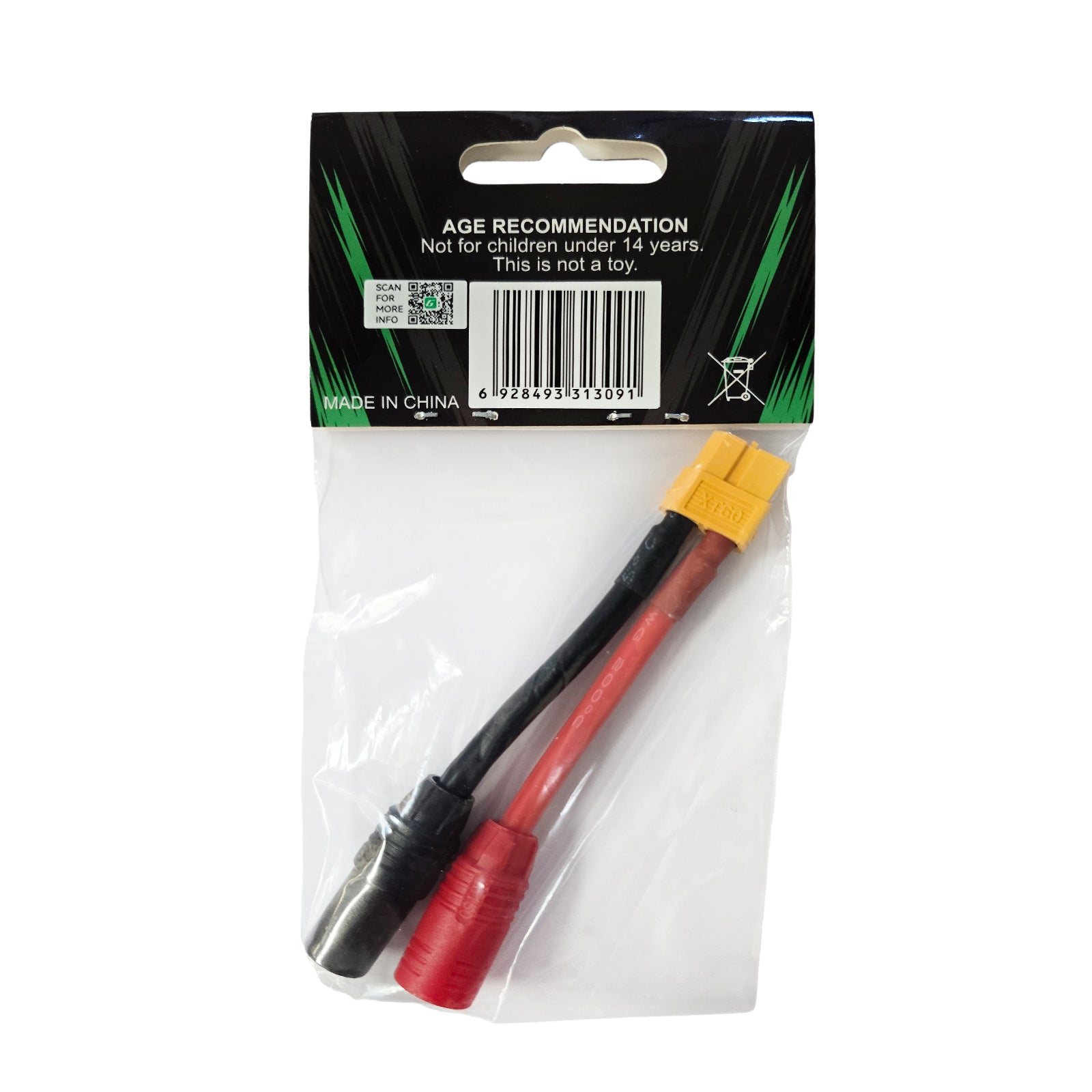 Gens Ace Accessories adaptateur XT60 AS150 60mm