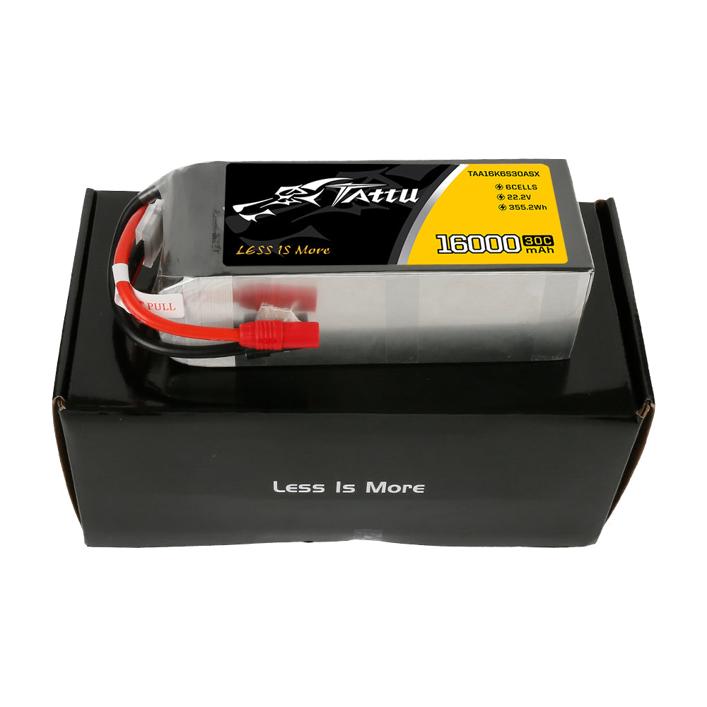 Tattu UAV 16000mAh 6S 30C Batterie LiPo AS150 XT150