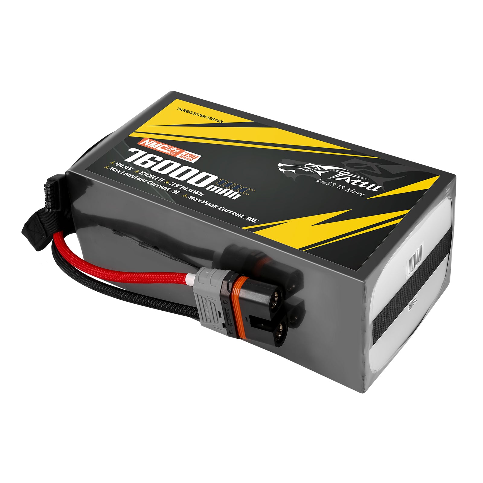 Tattu Semi-Solid 76000mAh 12S batterie drone 44,4V