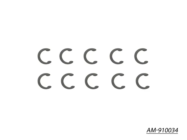 Arrowmax Medius Conversion AM-910034 Circlips Axe Poulie x10