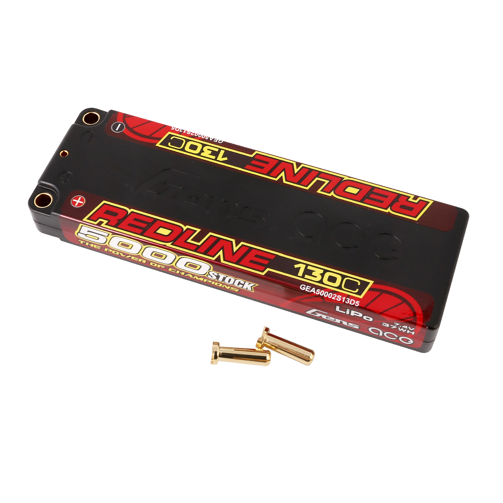 Gens Ace Redline 5000mAh 2S 130C batterie Lipo hardcase