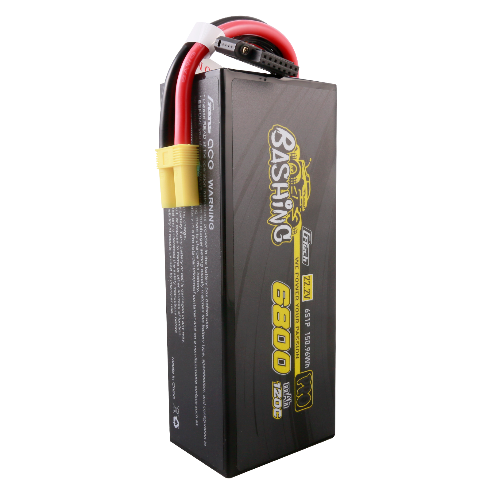 Gens Ace Bashing Pro 6800mAh 6S 120C Batterie Lipo EC5