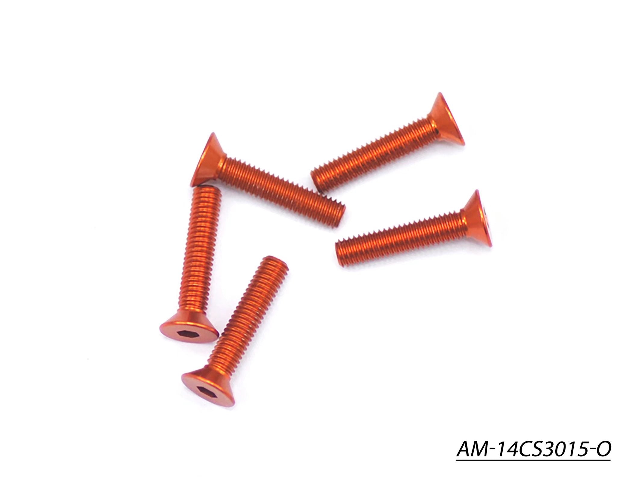 Arrowmax Screws Vis Alu M3x15 Fraisée Orange Lot 5