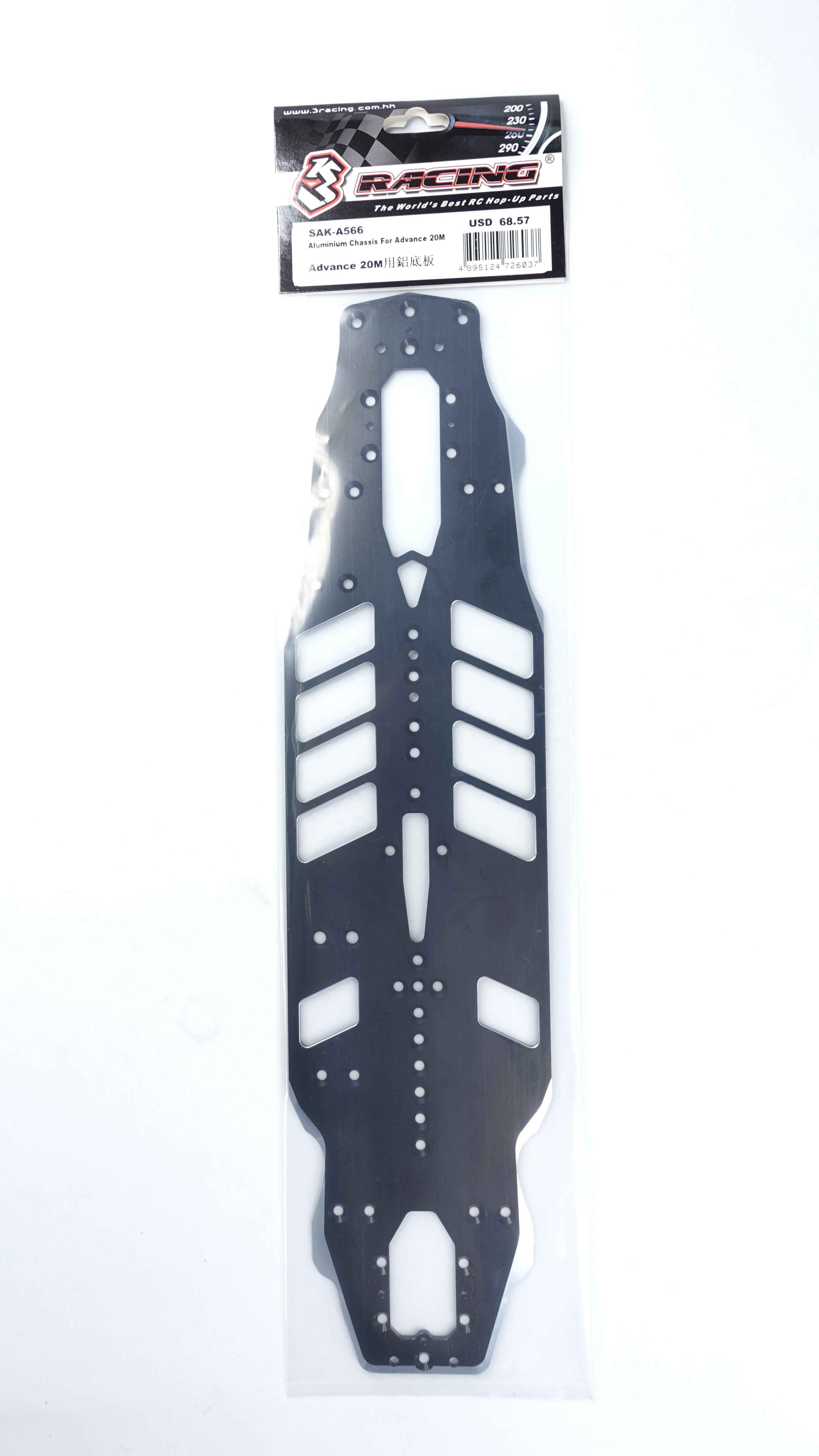 3Racing Advance Châssis Alu SAK-A566 20M