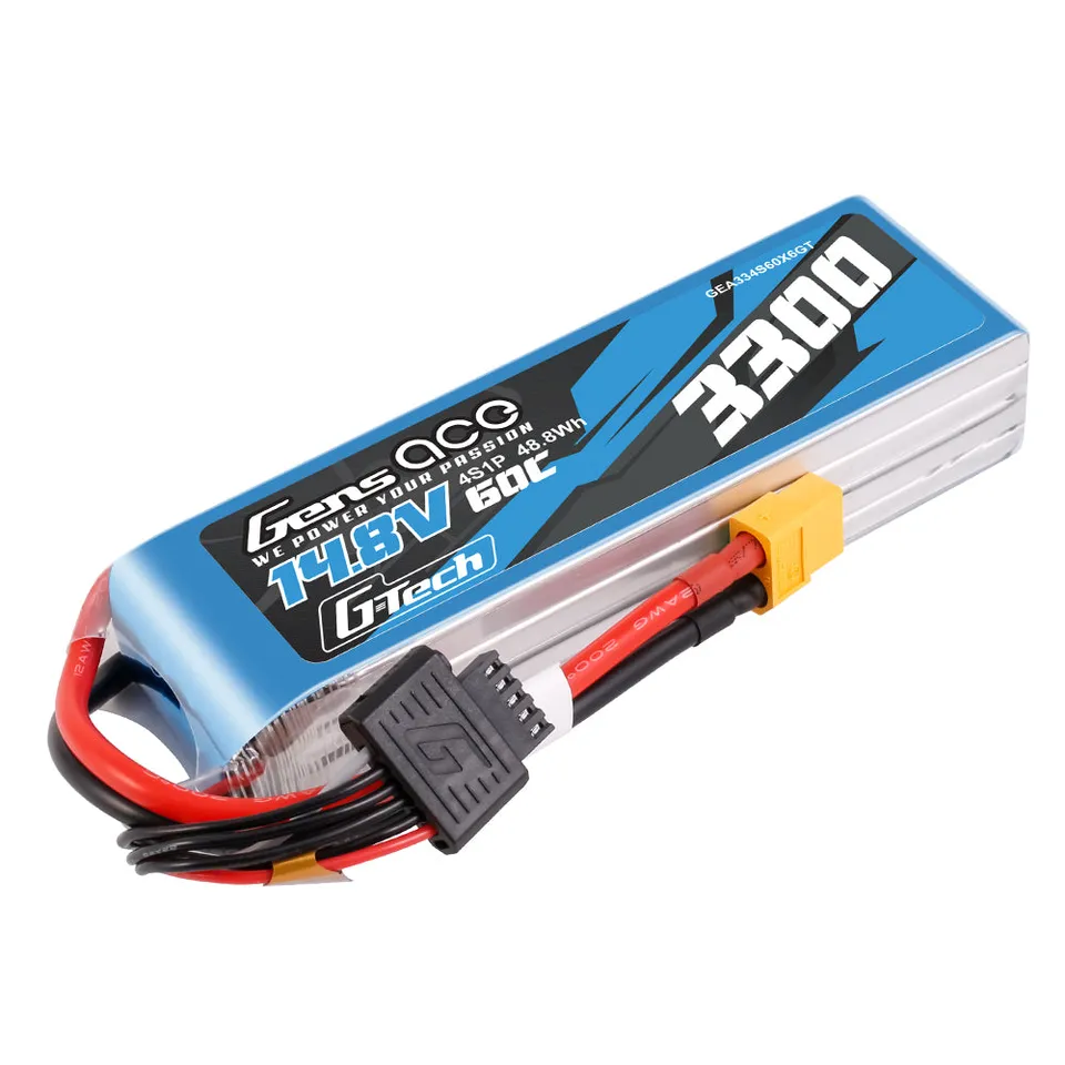 Gens Ace Classic 3300mAh 4S 14.8V Batterie XT60 60C