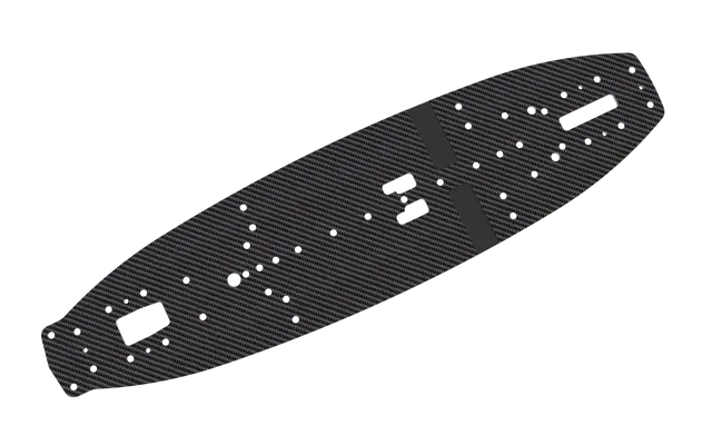 3Racing SAK-CM103A/GA châssis graphite 225mm Cero M