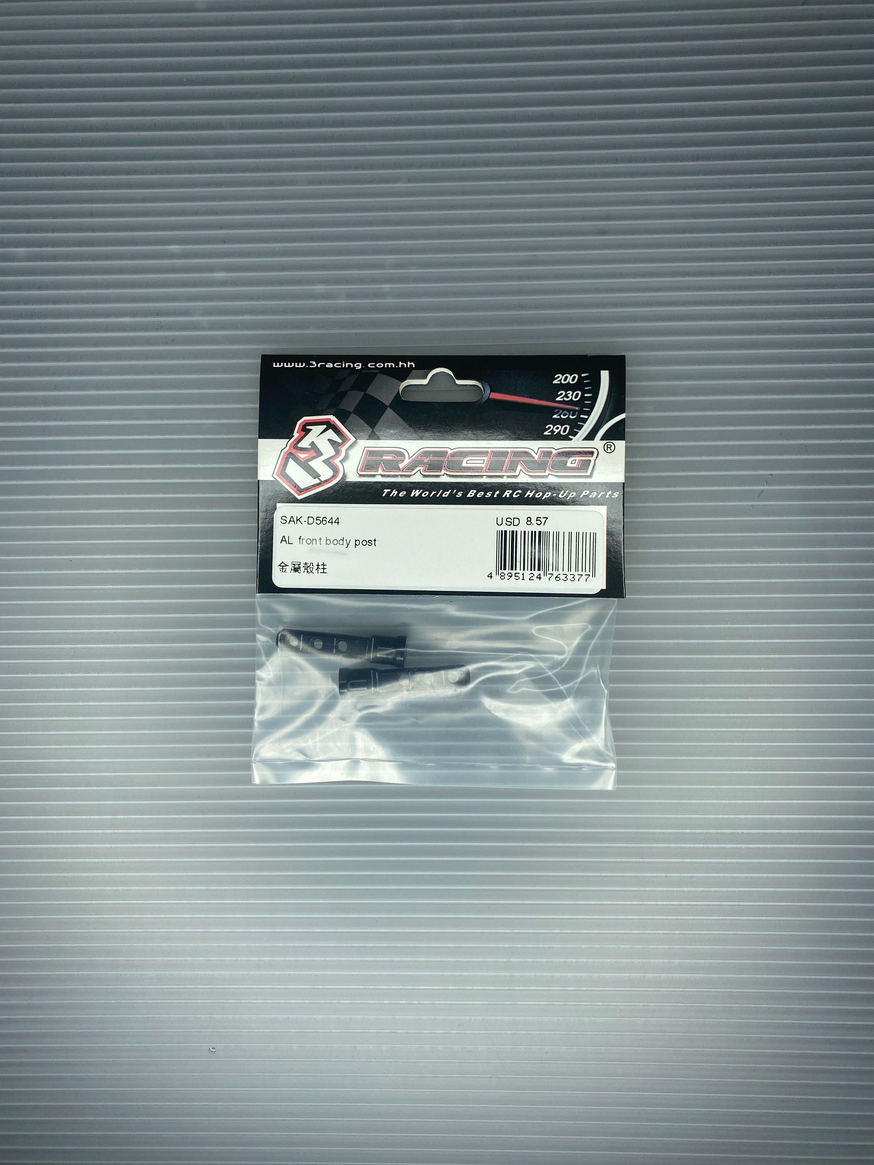 3Racing Sakura SAK-D5644 support carrosserie avant alu D5