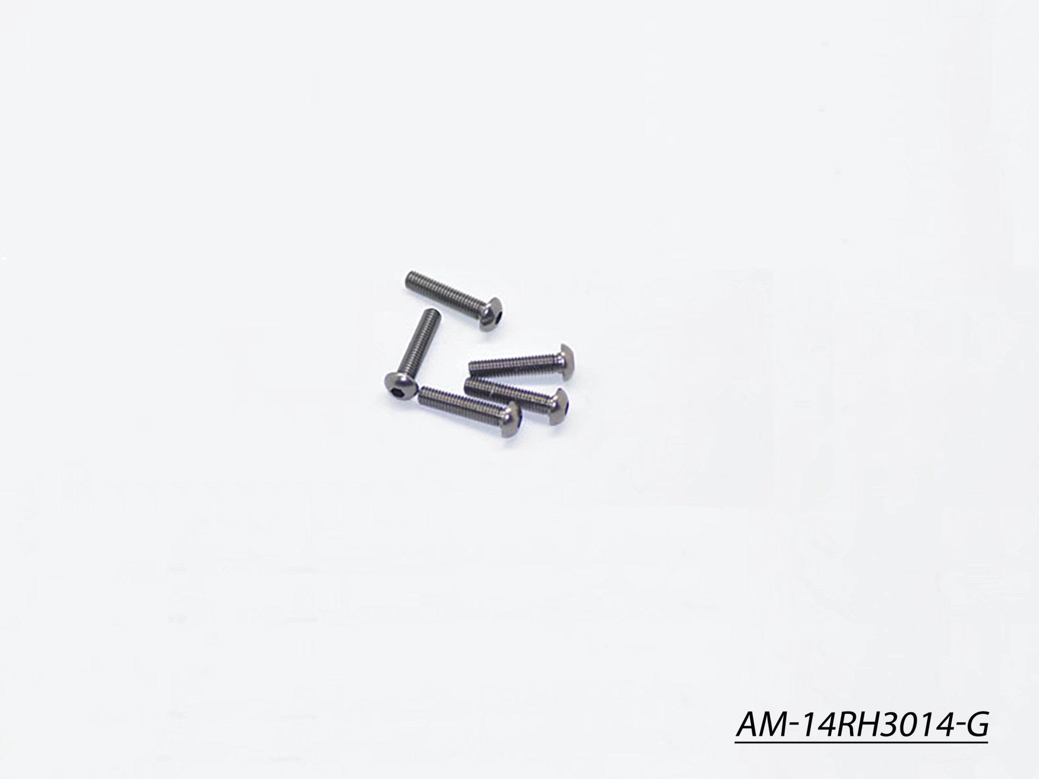 Arrowmax Screws AM-14RH3014-G Vis Alu Ronde M3x14 Grise (5)