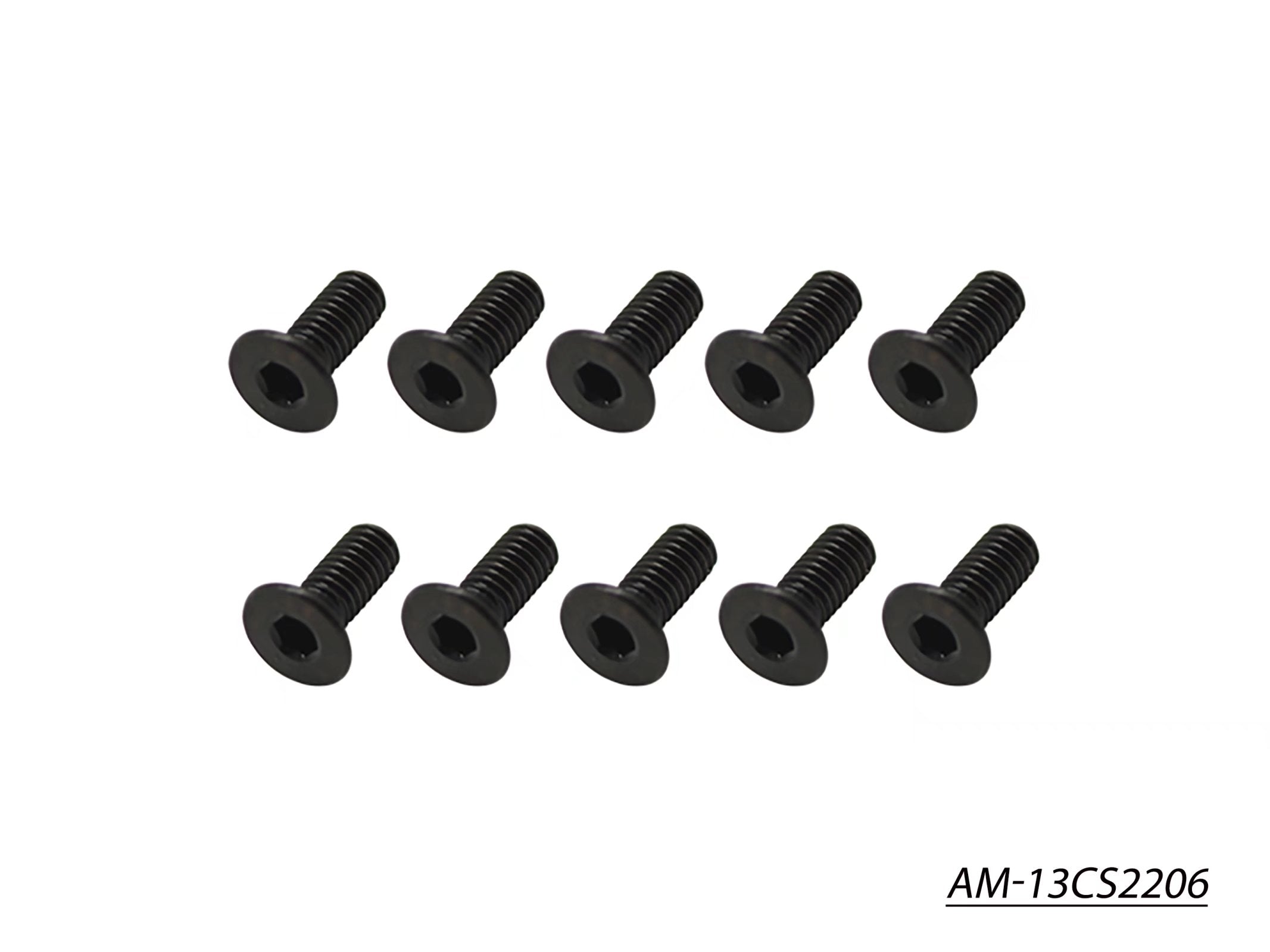 Arrowmax Screws AM-13CS2206 vis fraisées M2.2x6 lot 10