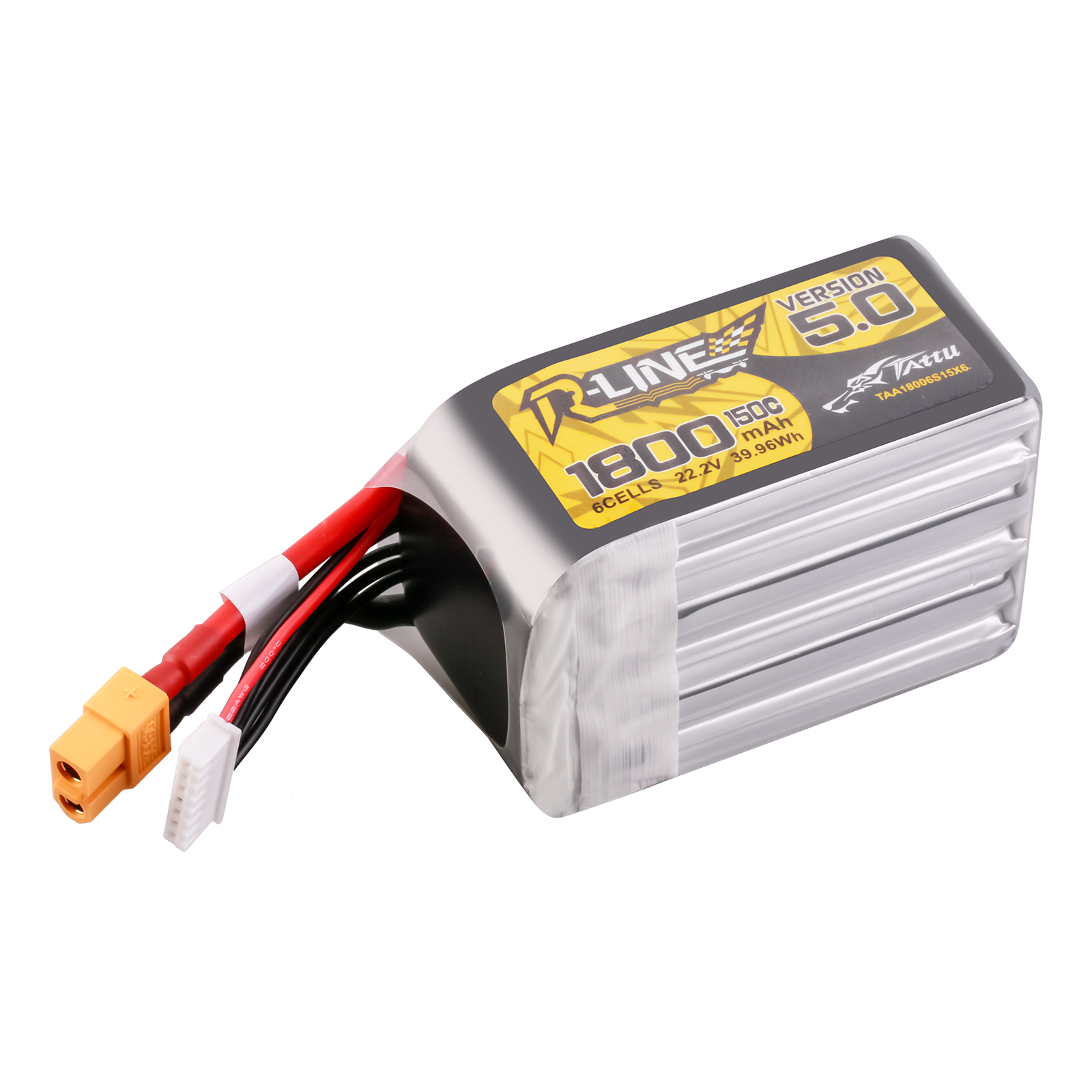 Tattu R-Line 1800mAh 6S Batterie Lipo XT60 150C