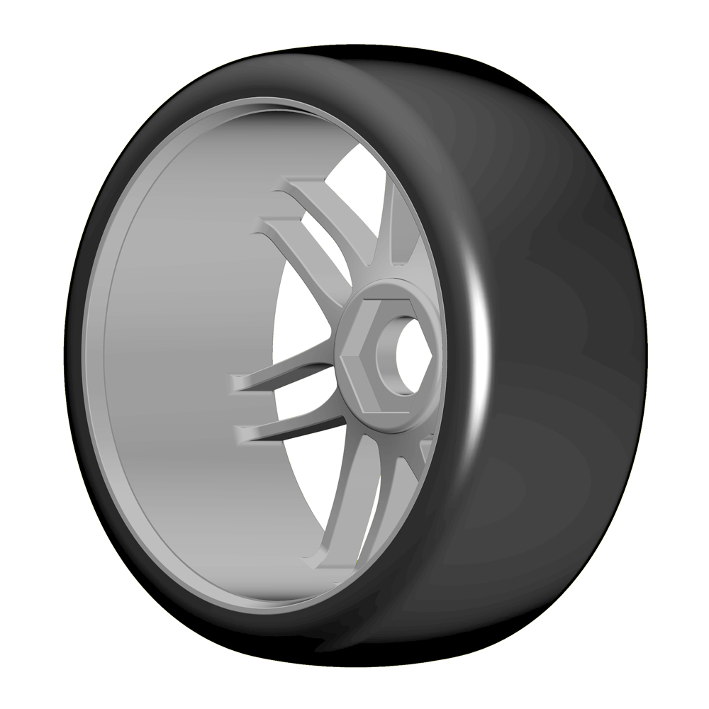 GRP 1:8 GT GTK02-R1 pneus RC slick pluie paire