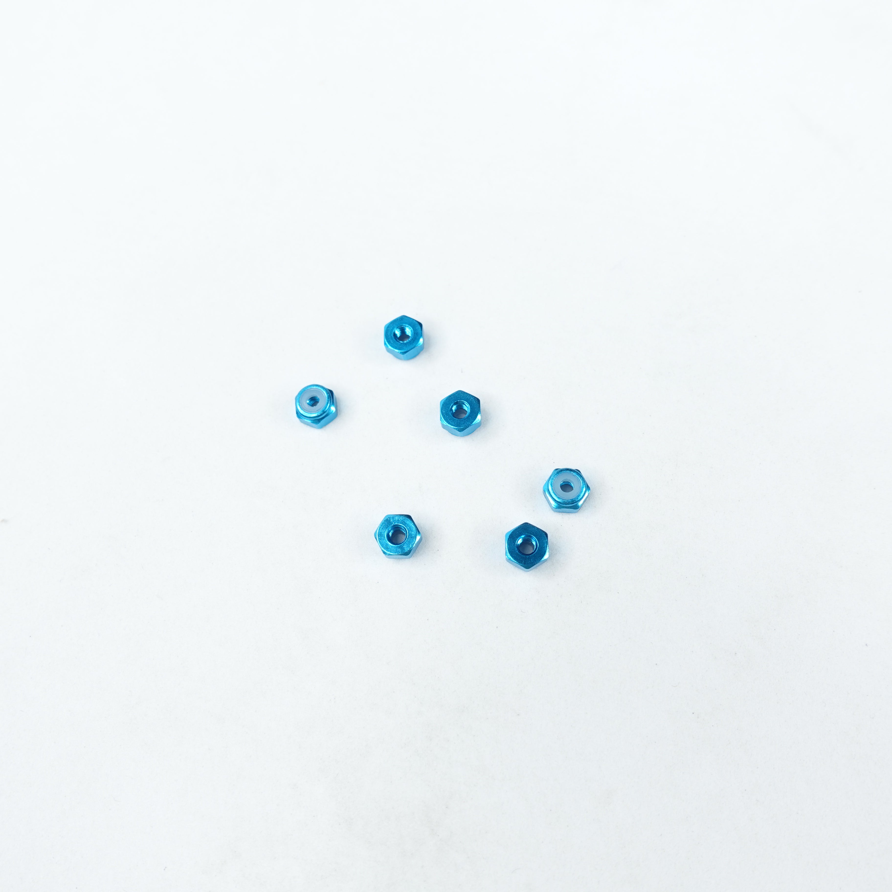 3Racing Parts 3RAC-N20/V2 écrou alu 2mm x6 noir