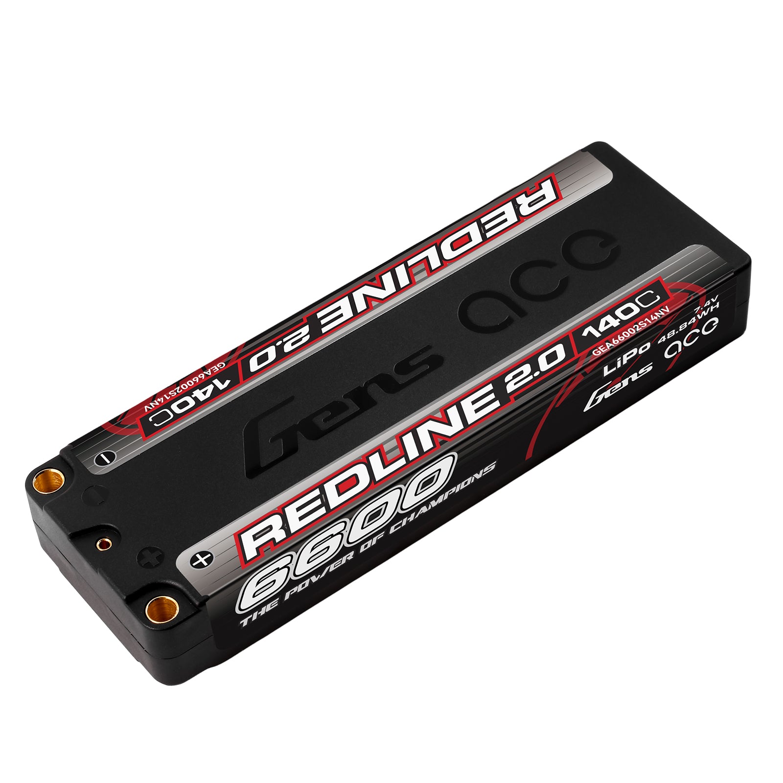 Gens ace Redline 2.0 6600mAh 2S batterie lipo piste 140C
