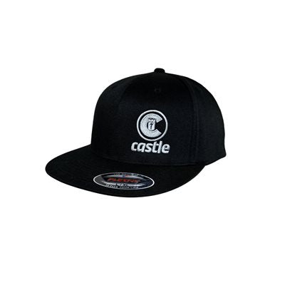 Castle Creations casquette Flexfit Flat Bill brodée noire