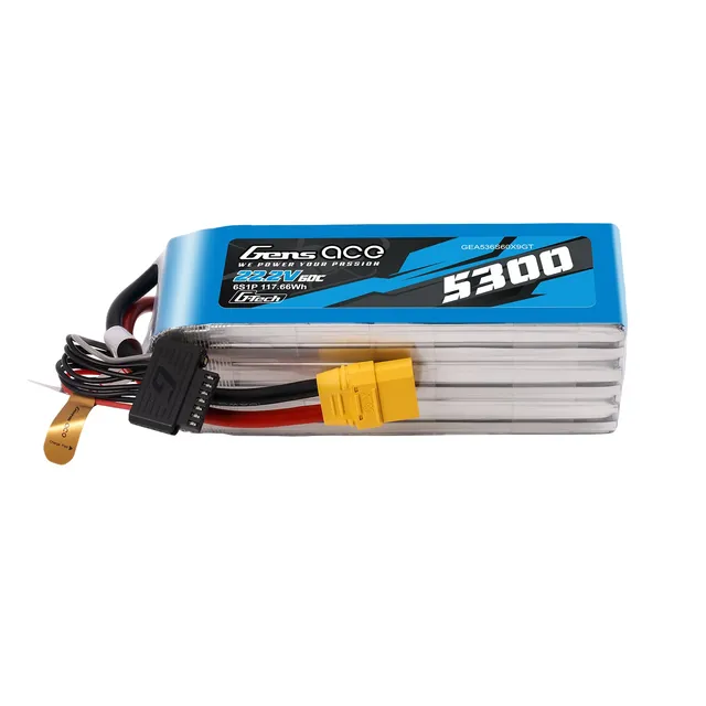 Gens Ace Air Classic 5300mAh 6S 60C Batterie Lipo 22.2V XT90