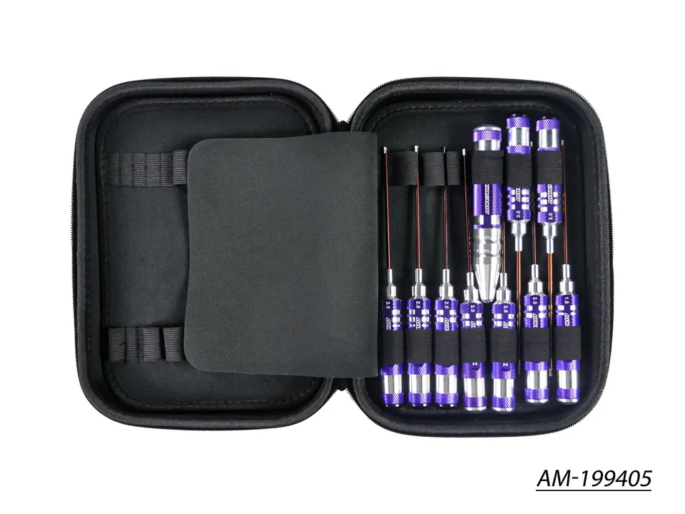 Arrowmax AM-199405 kit outils hélico 10 pièces + sac