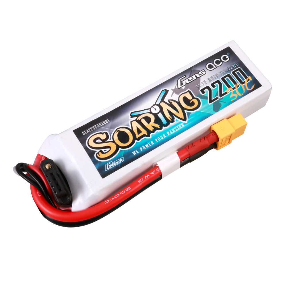 Gens Ace Air Classic batterie LiPo 2200mAh 3S 30C XT60