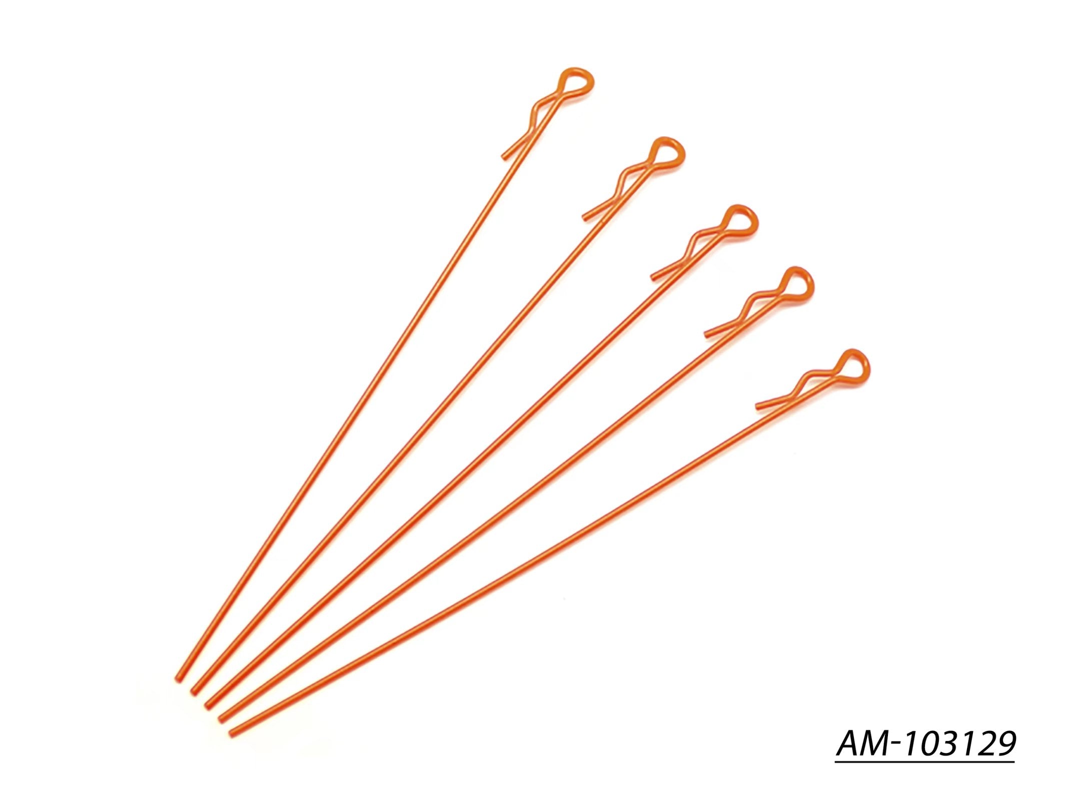 Arrowmax Body Clip AM-103129 clip carrosserie 1/10 rouge x5 extra-long