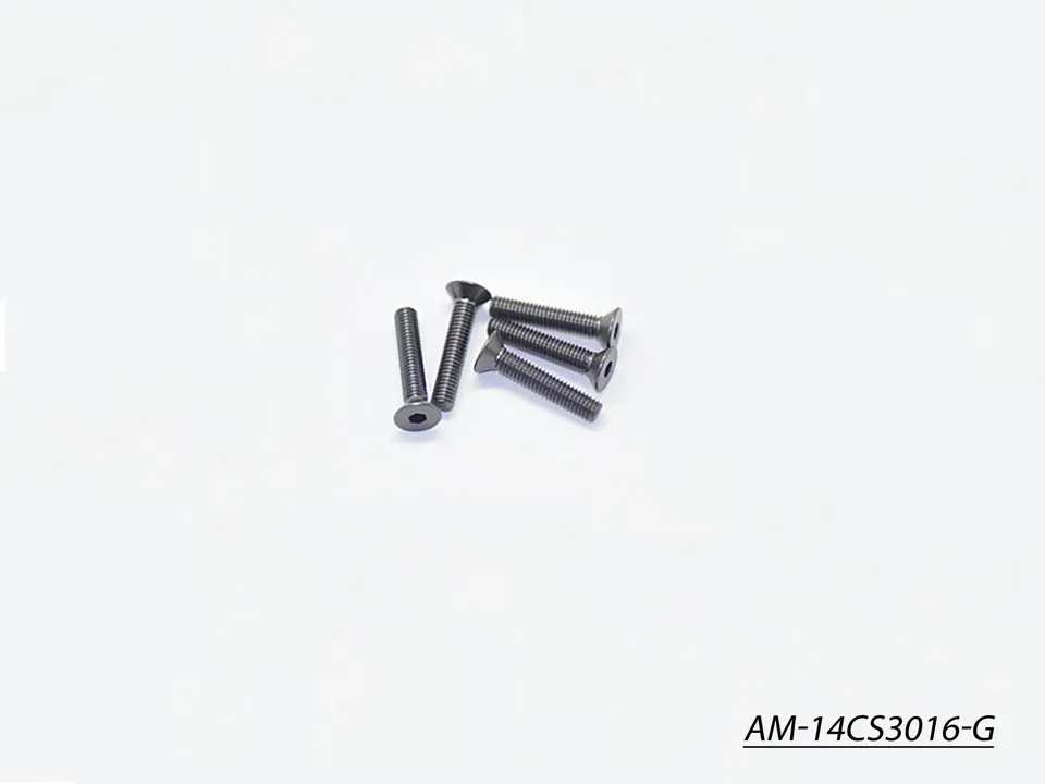 Arrowmax AM-14CS3016-G vis alu fraisée M3x16 grise x5