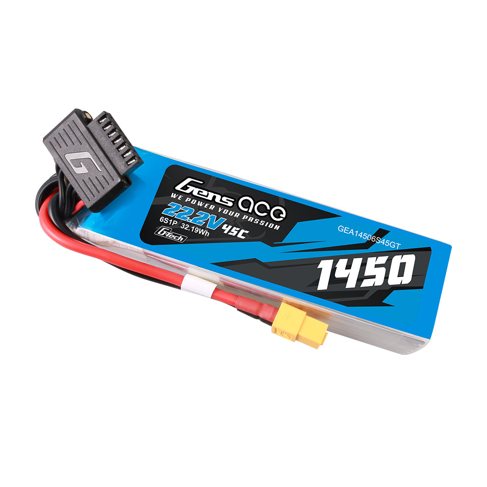 Gens Ace Classic 1450mAh 6S 45C batterie LiPo XT60